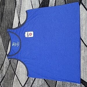 MILLER LITE BEER 🍺 OFFICIAL LICENSED BLUE TANK-TOP NWOT
